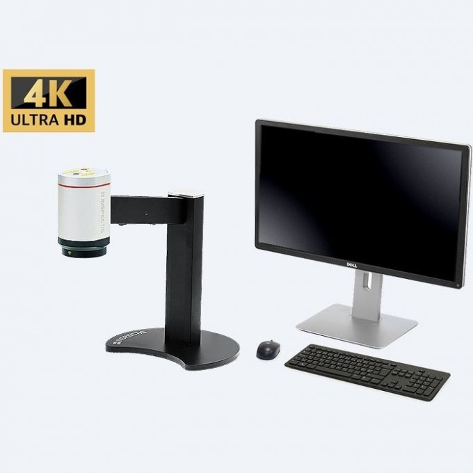 Видеомикроскоп цифровой INSPECTIS U30 4K Ultra HD с оптическим зумом 30х и автофокусом HD-015-KIT-SOFT