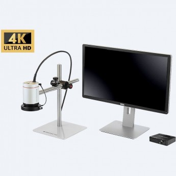 Комплект видеомикроскопа INSPECTIS U30s с разрешением 4K Ultra HD, оптическим зумом до 30x и монитором HD-016-KIT-CAP
