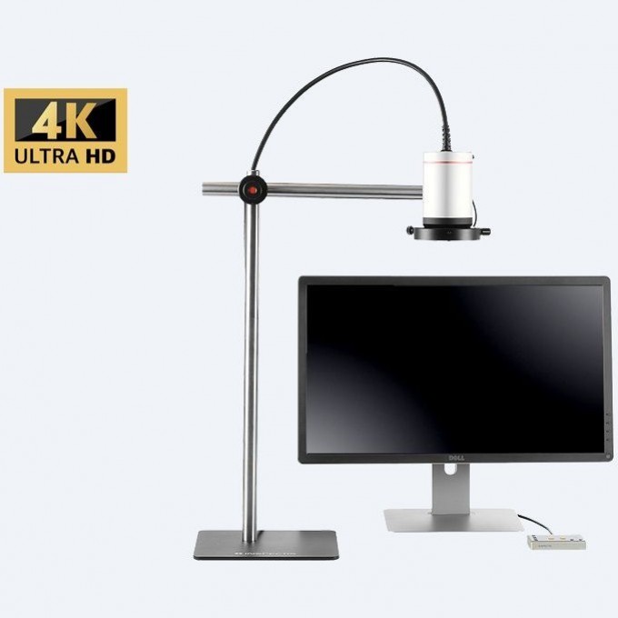 Комплект видеомикроскопа INSPECTIS U50s-LWD с увеличенной рабочей дистанцией, 4K Ultra HD, оптический зум 50x HD-116-KIT-LWD